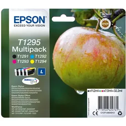 Epson, Druckerpatrone, T1295 (BK, C, M, Y)