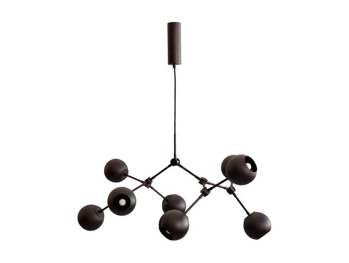 101 Copenhagen Drop Chandelier Globe Kronleuchter mini Burned black