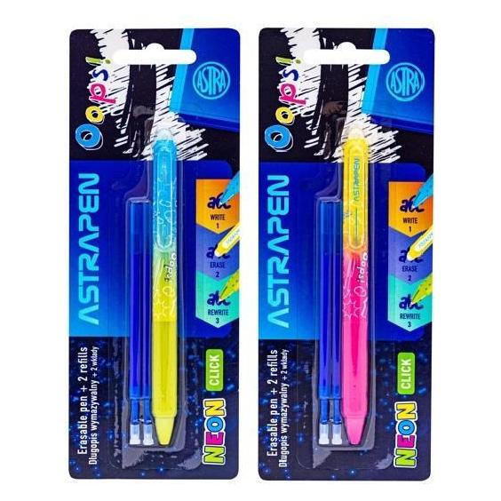 Astra Löschbarer Stift 0,5 mm + 2 Neon-Minen (1x) (54616313)