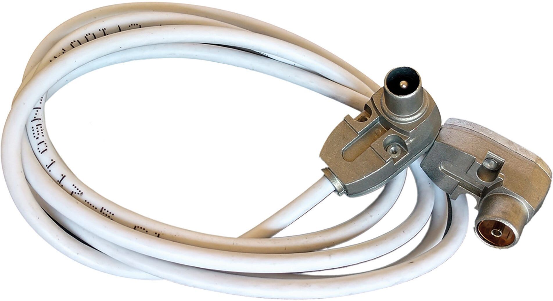 Tecnomat CAVO ANTENNA DA 1,5 m CON CONNETTORI MASCHIO / FEMMINA IN PRESSOFUSIONE