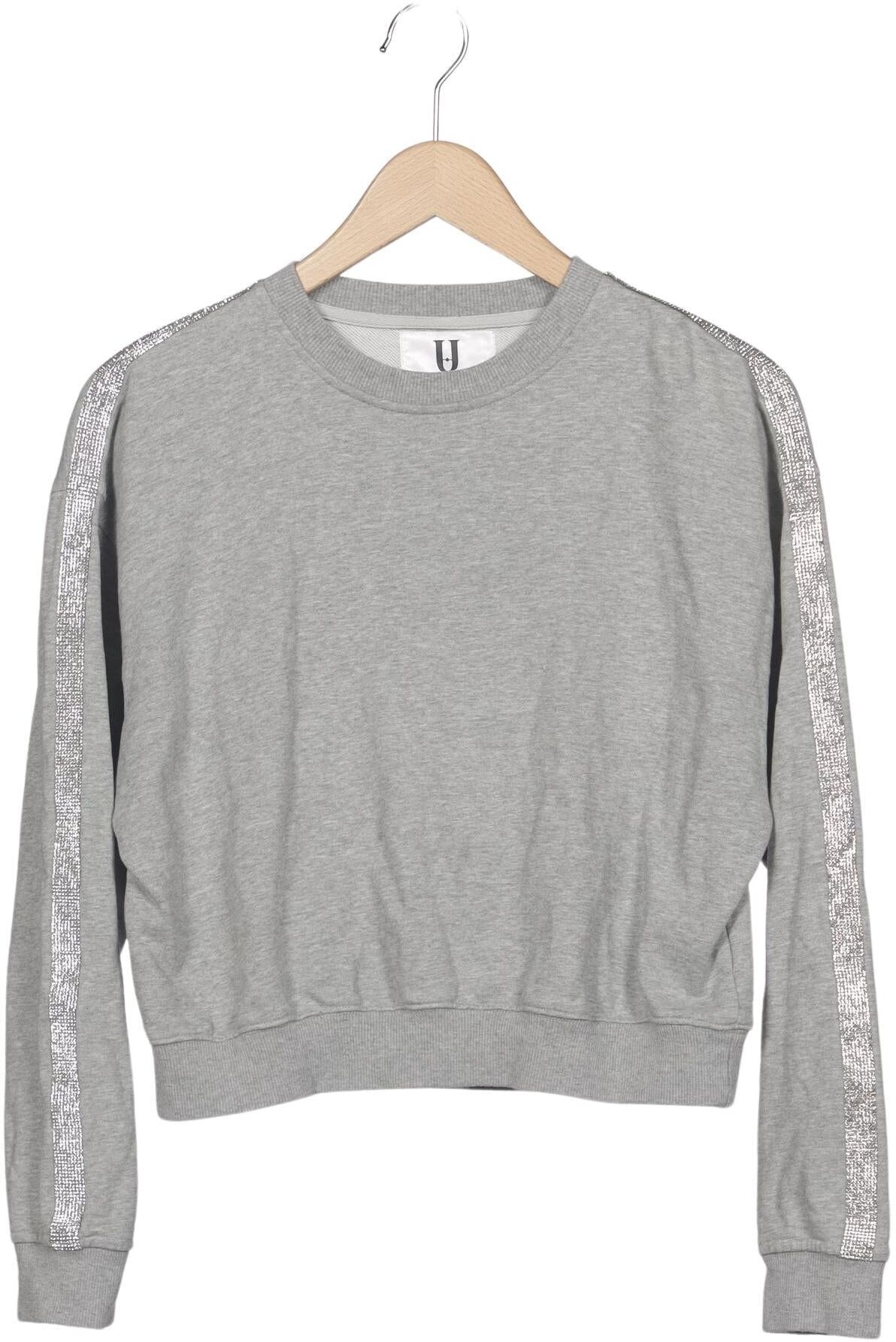 Forever Unique Damen Sweater, Grau, Gr. EU 36, Baumwolle - Second Hand