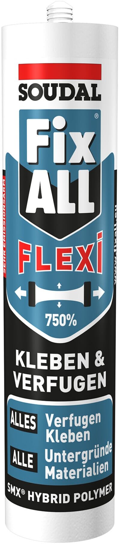 Soudal Montagekleber Fix ALL® Flexi weiss 470 g/290 ml (105593)