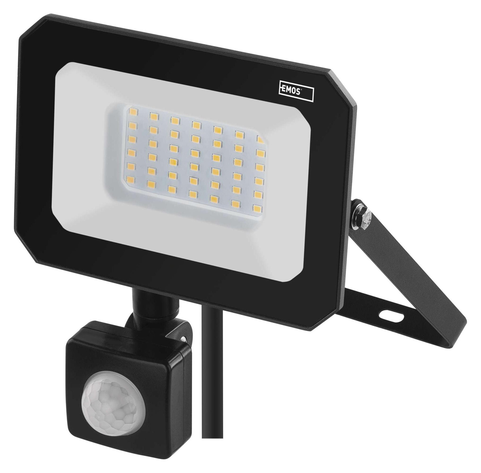 Emos SIMPO LED-schijnwerper 30W met PIR-sensor voor tuin en terras