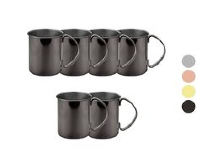 ECHTWERK Set de tasses Moscow Mule en acier inoxydable
