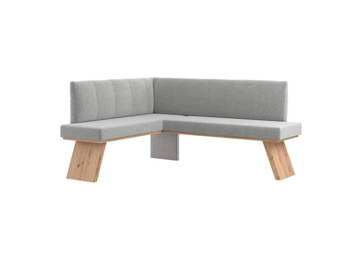 Eckbank, Hellgrau, 185x150 cm, Esszimmer, Bänke, Eckbänke