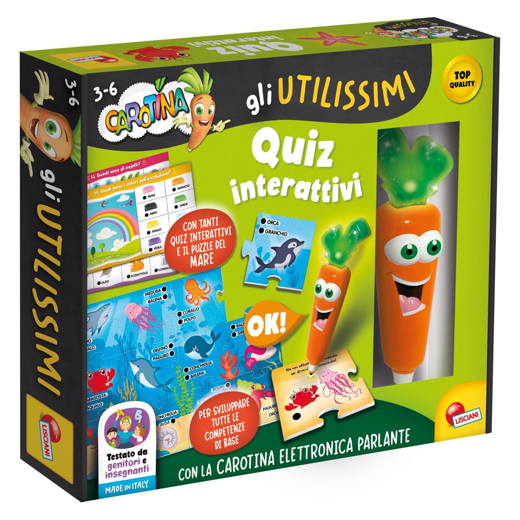 Lisciani Sprechender Stift Karotte Die Nützlichen Interaktiven Quizze (Deutsch) (47659865)