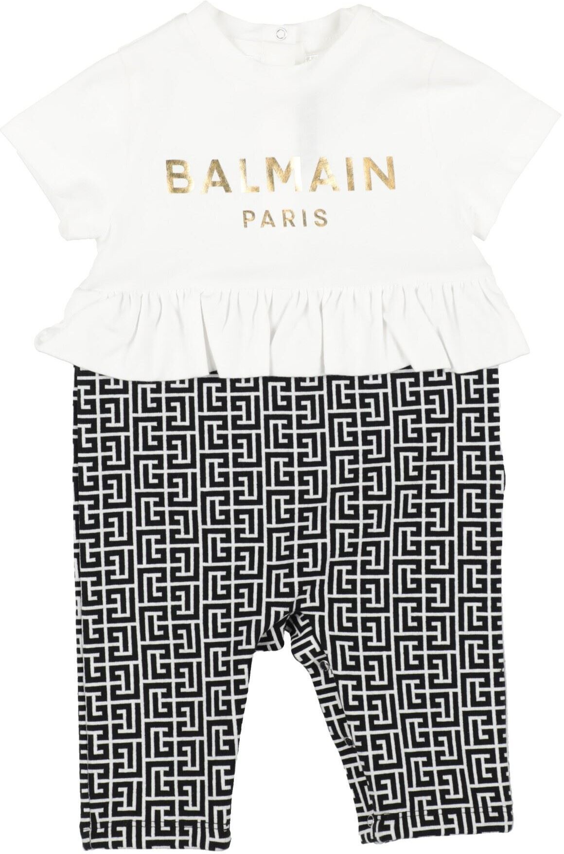 Balmain Pelele y peto de bebé Chica Blanco 3 Chica