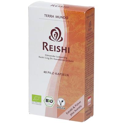 Reishi Vitalpilz Bio Terra Mundo Kapseln 40 St