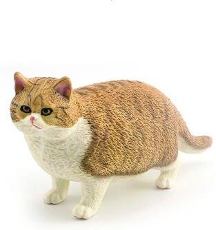 Uplift Essentials Feline Narrative Sculpture High Definition Lying Orange Cat Architectural Ornament style 5