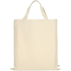 TEXXILLA Tasche mit zwei kurzen Henkeln aus Organic-Baumwolle, natur