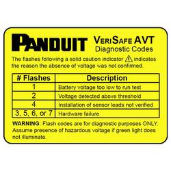 Panduit VS-AVT-DL VeriSafe VS-AVT-DL-Zubehöretikett Zubehöretikett 1 St.