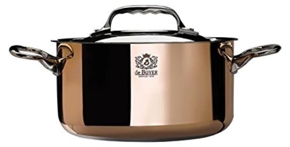 De Buyer PRIMA MATERA wok met deksel, 16 cm