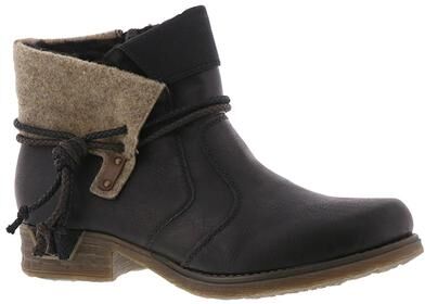 Rieker Fee 93 - Womens Euro 37 US 6 - 6.5 Black Boot Medium