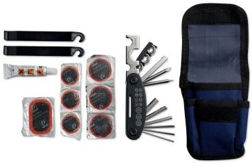 AMIR Kit Riparazione Bici 15 Accessori Compatto Personalizzate o neutre