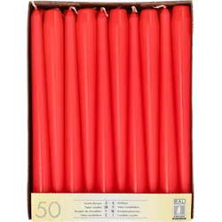 PAPSTAR Kerzen 25 cm rot