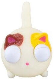 JoyToys Funny Pop Eye Cat Stress Relief Toy Cute Squeeze Toy Fidget For Kids & Adults white