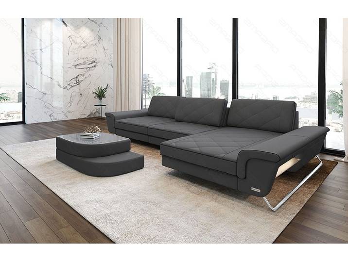 Stoff Ecksofa Bari L-Form