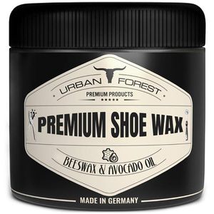 Urban-Forest Schuhcreme Premium Schuhwachs farblos, mit Bienenwachs & Avocadoöl, 250ml