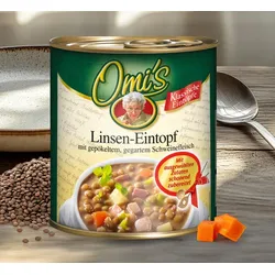 Omi ́s klassischer Linsen-Eintopf