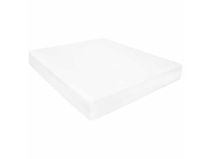 Viskoelastische Matratze mit Memory-Schaum, 140 x 200 cm, Dicke 18 cm Visco-Schaumstoff, offenzellig, waschbarer Bezug mit 3 Seiten mit Reißverschluss, vakuumgerollt, gleichmäßiger Komfort
