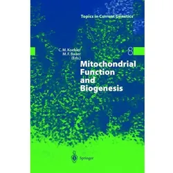 Mitochondrial Function and Biogenesis, Fachbücher