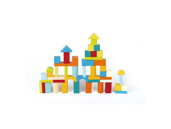 KIDWAY - Mes blocs de construction en bois - Construction - 18 mois et +