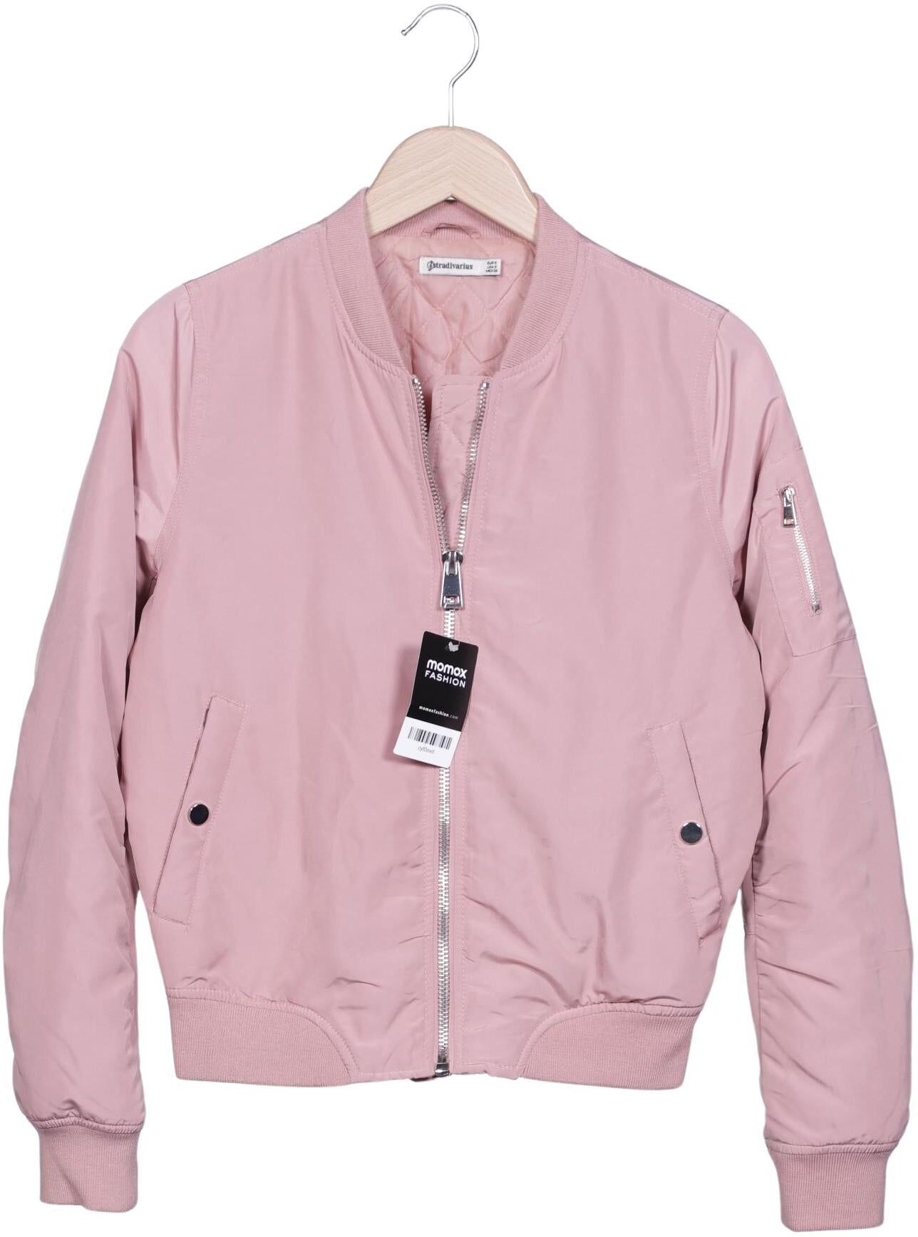 Stradivarius Damen Jacke, Pink, Gr. S, Synthetik - Second Hand
