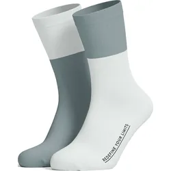 PIPPO Socken Merino off white/mintgrün 40-42