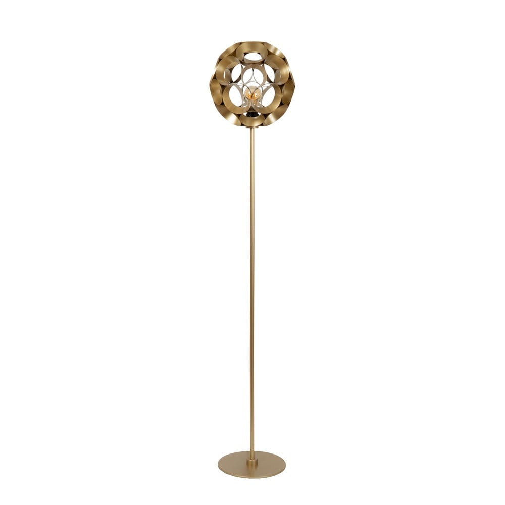 Lucide Vloerlamp Hannelore goud/messing modern