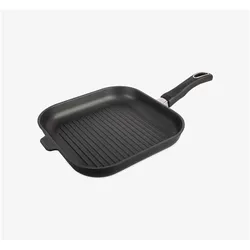 Gastrolux Grillpfanne BIOTAN Schwarz, Pfanne + Kochtopf, Schwarz