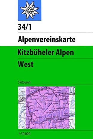 Deutscher Alpenverein - Kitzbüheler Alpen, West: Skitouren (Alpenvereinskarten) - Preis vom 10.10.2026 11:48:34 h