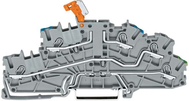 WAGO GmbH& Co. KG Connecteur de distribution 4 mm² gris NT/L/PE 2003-6641 (2700691)