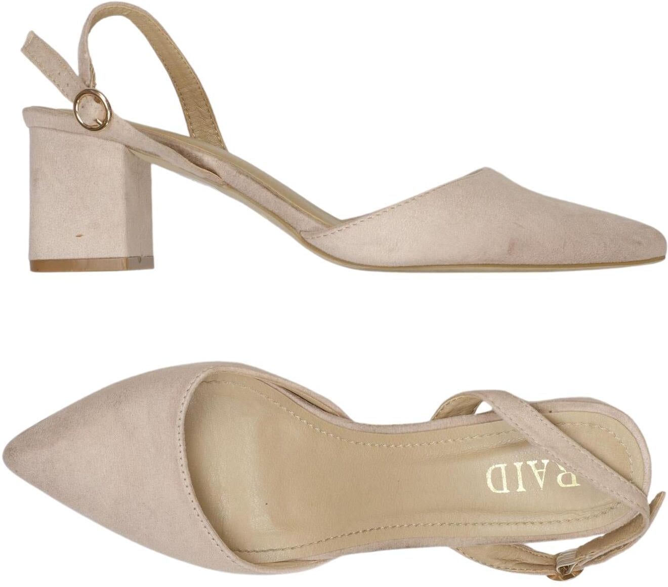 Raid Damen Sandalen, Beige, Gr. EU 37 (UK 4), kein / Etikett - Second Hand
