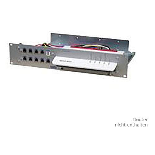 Wantec Montagewinkel 19" 2HE für FritzBox 7590