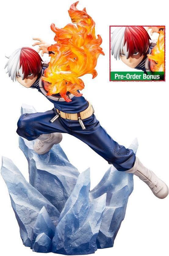 Kotobukiya My Hero Academia Artfxj Shoto Todoroki Ver. 2 Bonus Editie Figuur, Meerkleurig, 26 cm