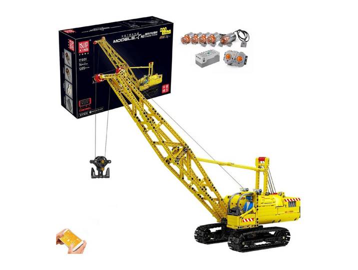 Mould King 17001 Raupenkran mit Fernsteuerung Konstruktionsspielsteine