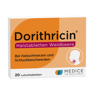 MEDICE Arzneimittel Pütter GmbH&Co.KG DORITHRICIN Halstabletten Waldbeere 20 St 10078411