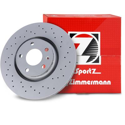Zimmermann Sport-Bremsscheibe Ø312 belüftet Vorderachse [Hersteller-Nr. 100.1242.52] für Audi, Skoda, Seat