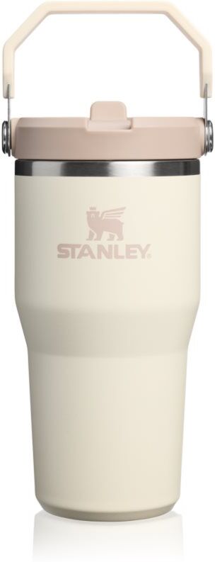 Stanley IceFlow™ Flip Straw 2.0 Tumbler gourde thermos en acier inoxydable Cream 1 pcs