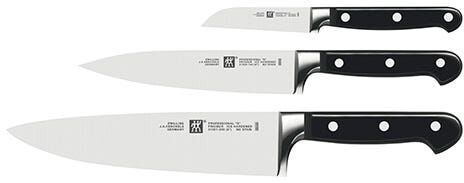 Zwilling J A Henckels Professional S 3 Piece Knife Set with Vegetable Knife