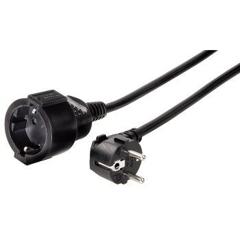 Hama "Profi" Extension Cable with Earth Contact, 2 m, black 00047868