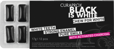 Curaden Germany GmbH CURAPROX BIW Zahnpflegekaugummi Aktiv Kohle 12 St 13427651