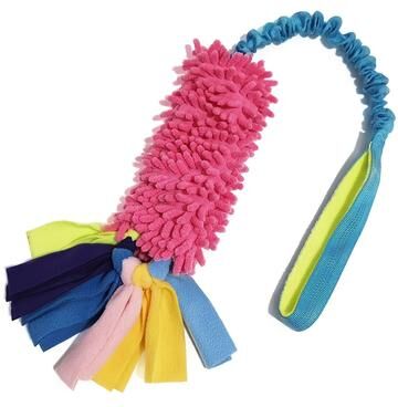 Inspired Finds Durable Plush Rope Dog Toy For Aggressive Chewers With Handle pink Bb Sound Toy