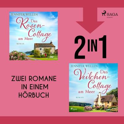 Das Rosencottage am Meer & Das Veilchencottage am Meer - Jennifer Wellen, Audio, 9788727246727