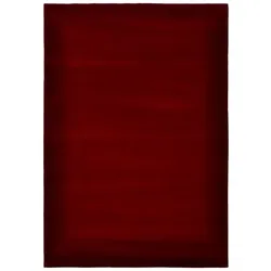 Nepal Teppich Prestige New 120 x 180 cm Schurwolle Rot Dunkelrot