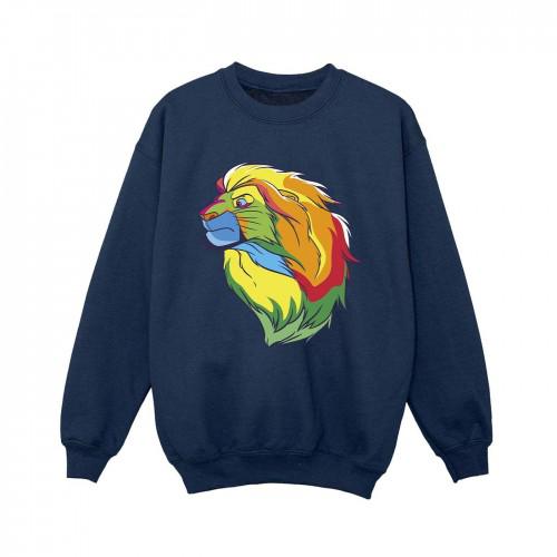 Disney Jongens The Lion King Kleuren Sweatshirt (Marineblauw)