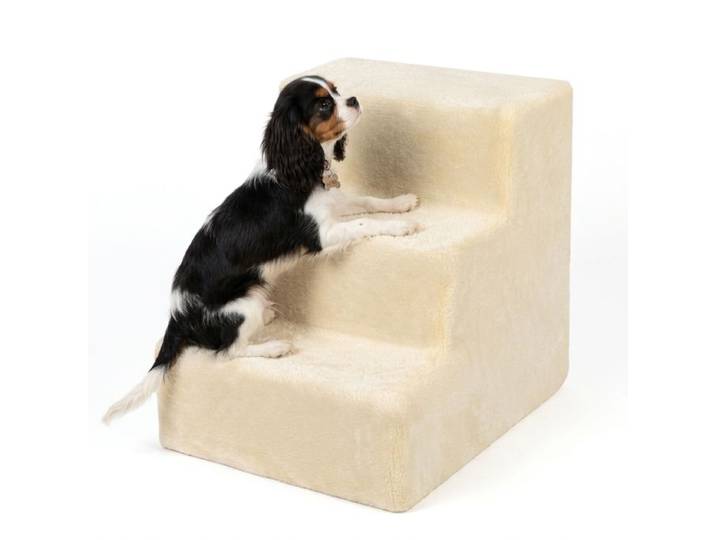 Relaxdays Escalier pour chien 3 marches