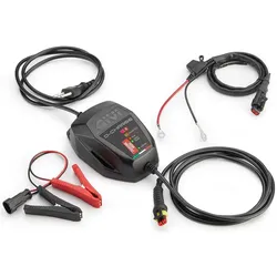 Givi, Autobatterie Ladegerät, Batterieladegerät und Ladeerhalter für Motorräder (1 A, 12V)