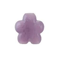 HOME STORY Vase Blume   ¦ lila/violett ¦ Glas ¦ Maße (cm): B: 16,5 H: 17 T: 6.5