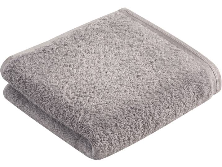 Handtuch VOSSEN Vegan Life , grau (shadow), B:60cm L:110cm, Webfrottier, Obermaterial: 100% Baumwolle, Handtücher, Handtuch, 100% vegan
